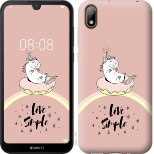 

Чехол Единорожка в пончике для Huawei Y5 2019 719579