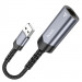 Фото Переходник Hoco UA26 USB ethernet adapter (1000 Mbps) (Metal gray) на vchehle.ua