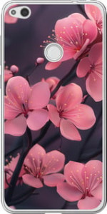 Чохол Пурпурна сакура на Huawei P8 Lite (2017)