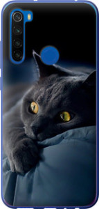 Чехол Дымчатый кот для Xiaomi Redmi Note 8T