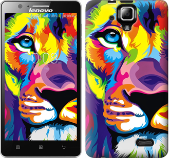 

Чохол Різнобарвний лев на Lenovo A536 372686