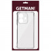 Купити TPU чохол GETMAN Ease logo посилені кути Full Camera на Oppo A3 4G / A3x 4G/ A40m (Безбарвний (прозорий)) на vchehle.ua