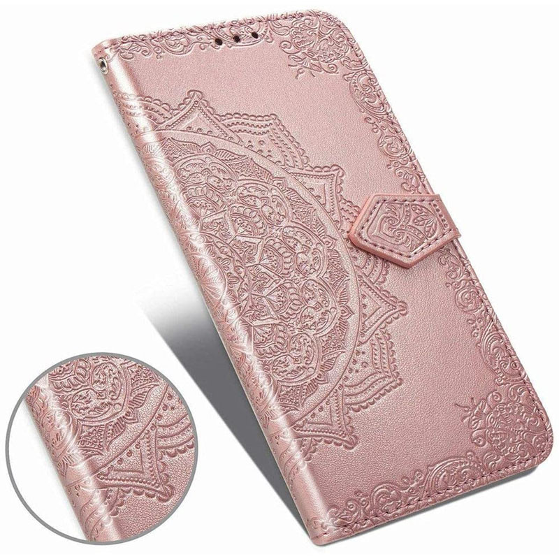 Замовити Шкіряний чохол-книжка Art Case з візитницею на Samsung J600F Galaxy J6 (2018) (Рожевий) на vchehle.ua