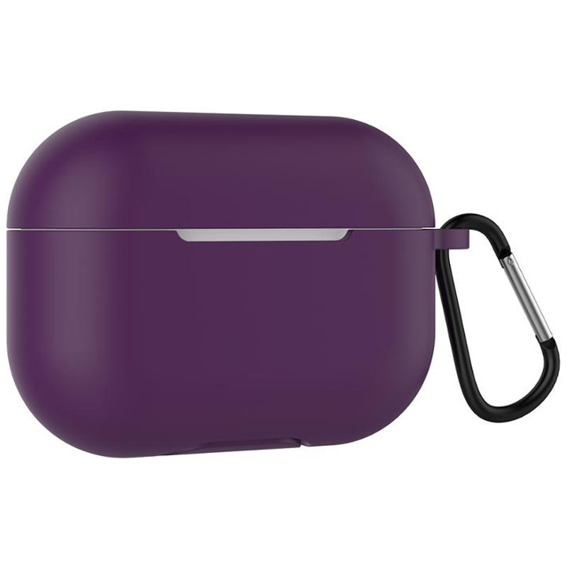 

Силіконовий футляр для навушників Airpods Pro Slim + карабін (Фіолетовий / Dark Purple) 1207819