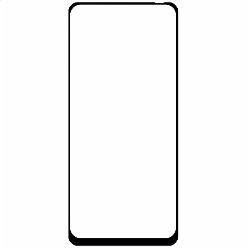 Фото Захисне скло 2.5D CP + (full glue) на Oppo A52 / A72 / A92 / Realme 6 (Чорний) на vchehle.ua