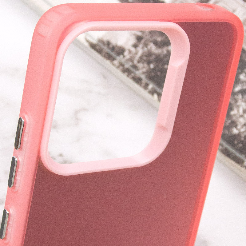 Фото TPU+PC чохол Magic glow with protective edge на Xiaomi Redmi 12C (Pink) в маназині vchehle.ua