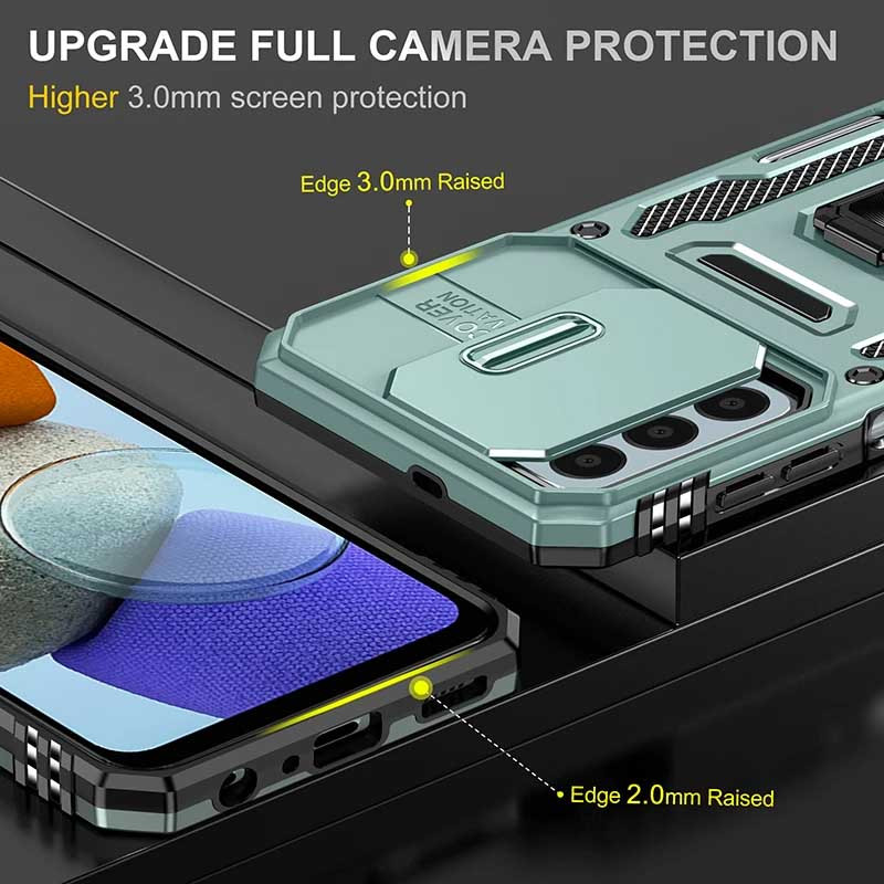 Фото Ударопрочный чехол Camshield Army Ring для Samsung Galaxy A24 4G (Зеленый / Light Green) в магазине vchehle.ua
