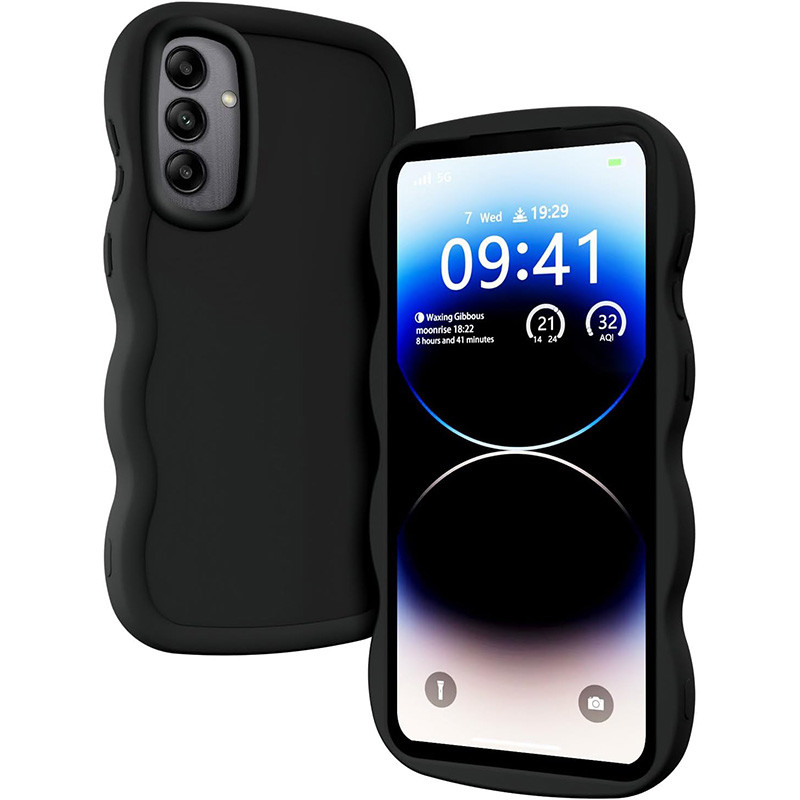 Фото Чохол TPU Ripple на Samsung Galaxy A35 (Black) в маназині vchehle.ua