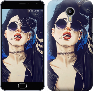 

Чехол Девушка на стиле для Meizu M2 643861