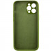 Чехол Silicone Case Full Camera Protective (AA) NO LOGO для Apple iPhone 12 Pro (6.1") (Зеленый / Dark Olive) в магазине vchehle.ua