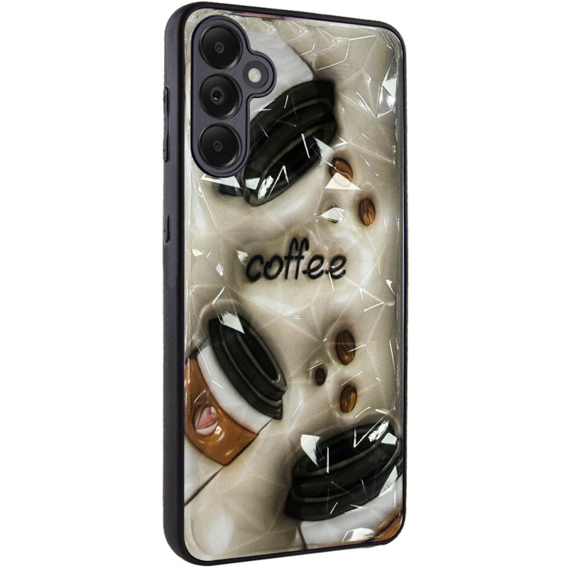 TPU+PC чохол Prisma Plushie на Samsung Galaxy A56 5G (Coffee)