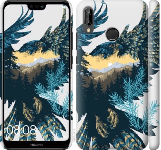 

Чохол Арт-орел на тлі природи на Huawei P20 Lite 692373