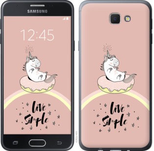 

Чехол Единорожка в пончике для Samsung Galaxy J5 Prime 719188