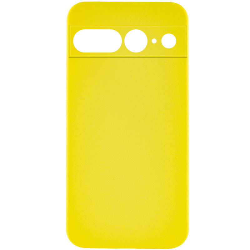 Чохол Silicone Cover Lakshmi Full Camera (AAA) на Google Pixel 7 Pro (Жовтий / Yellow)