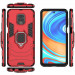 Фото Ударопрочный чехол Transformer Ring for Magnet для Xiaomi Redmi Note 9s/Note 9 Pro/Note 9 Pro Max (Красный / Dante Red) в магазине vchehle.ua