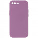 Чехол Silicone Case Square Full Camera Protective (AA) NOLOGO для Apple iPhone 7 plus/8 plus (5.5") (Лиловый / Lilac Pride)