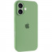 Чохол Silicone Case Full Camera Protective (AA) на Apple iPhone 16 Plus (6.7") (М'ятний / Mint)