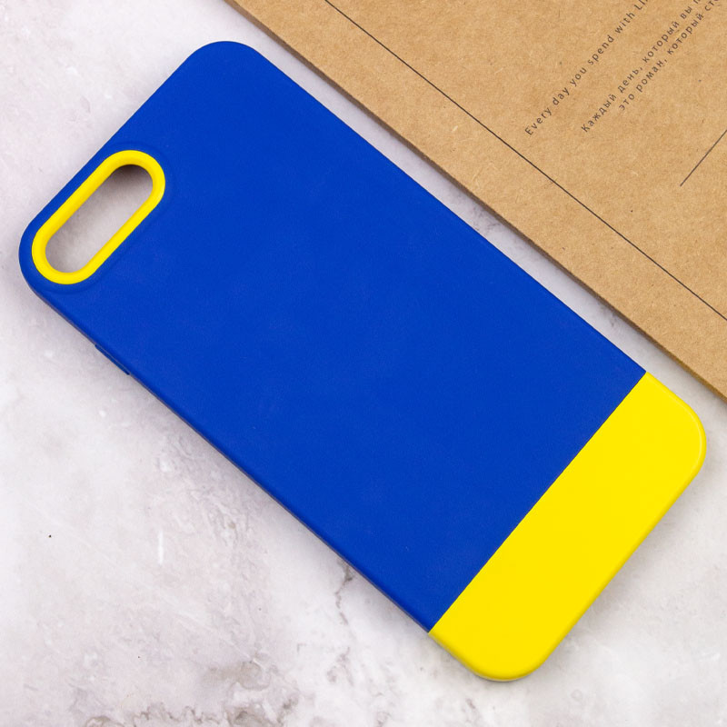 Чохол TPU+PC Bichromatic на Apple iPhone 7 plus / 8 plus (5.5") (Navy Blue / Yellow) в магазині vchehle.ua