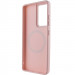 Фото TPU чохол Bonbon Metal Style with Magnetic safe на Samsung Galaxy S23 Ultra (Рожевий / Light Pink) в маназині vchehle.ua