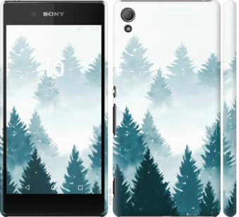 

Чехол Акварельные Елки для Sony Xperia Z3+ Dual 862617