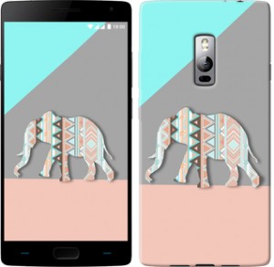 Чехол Узорчатый слон для OnePlus 2