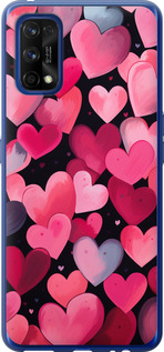 

Чехол Сердечки 4 для Realme 7 Pro 1646345