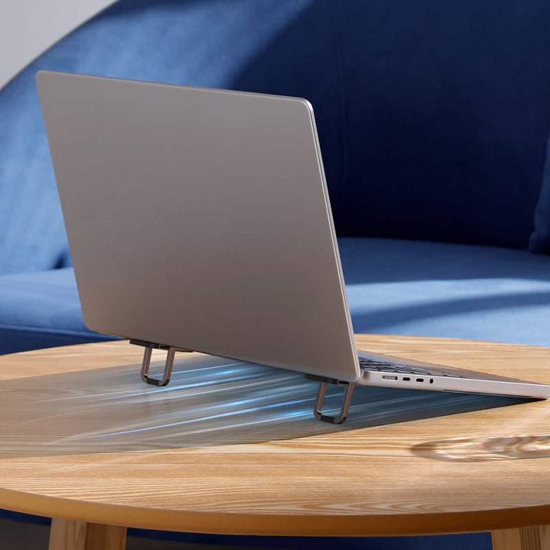 Фото Підставка для ноутбука Baseus Slim Laptop Kickstand (2шт) (LUZC00001) (Gray) на vchehle.ua