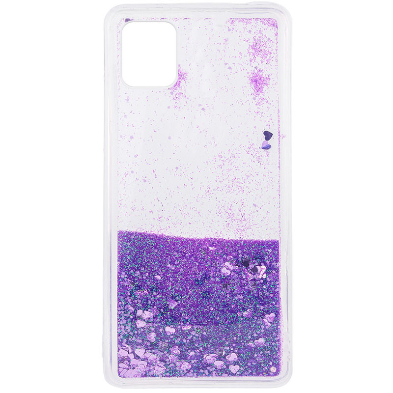 

TPU чохол Liquid hearts на Samsung Galaxy Note 10 Lite (A81) (Фіолетовий) 1067851