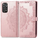 Фото Кожаный чехол (книжка) Art Case с визитницей для Xiaomi Redmi Note 11 (Global) / Note 11S (Розовый) на vchehle.ua