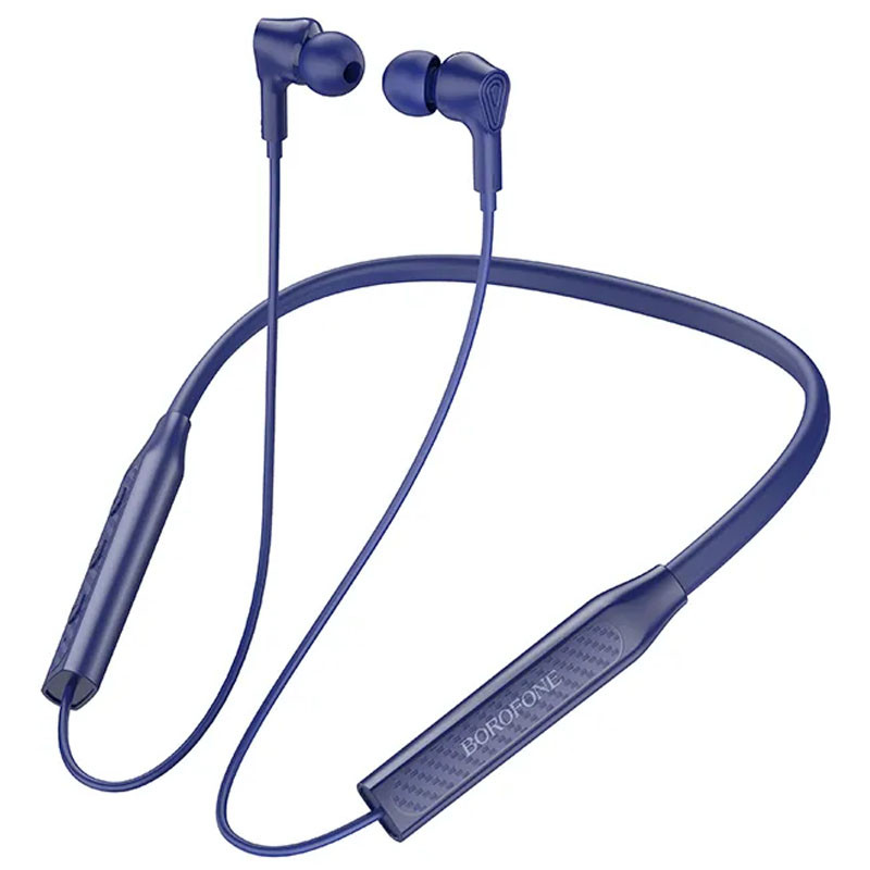 Bluetooth навушники Borofone BE59 Rhythm neckband (Blue)