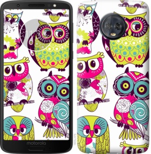 

Чохол Сови на Motorola Moto G6 Plus 764109