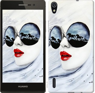 

Чехол Девушка акварелью для Huawei Ascend P7 89969