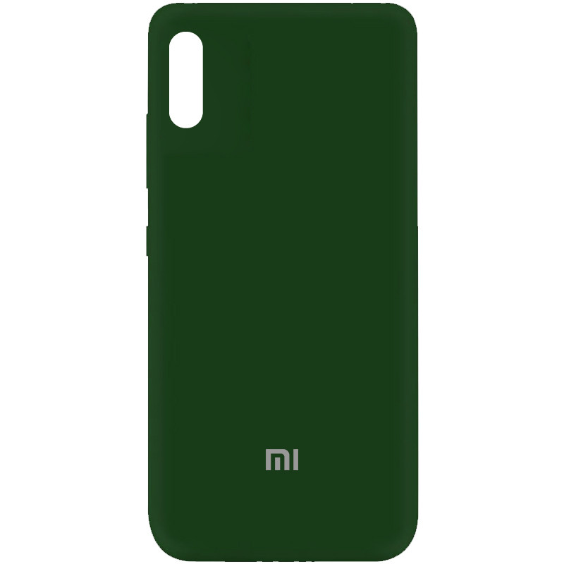 

Чохол Silicone Cover My Color Full Protective (A) на Xiaomi Redmi 9A (Зелений / Dark green) 926350