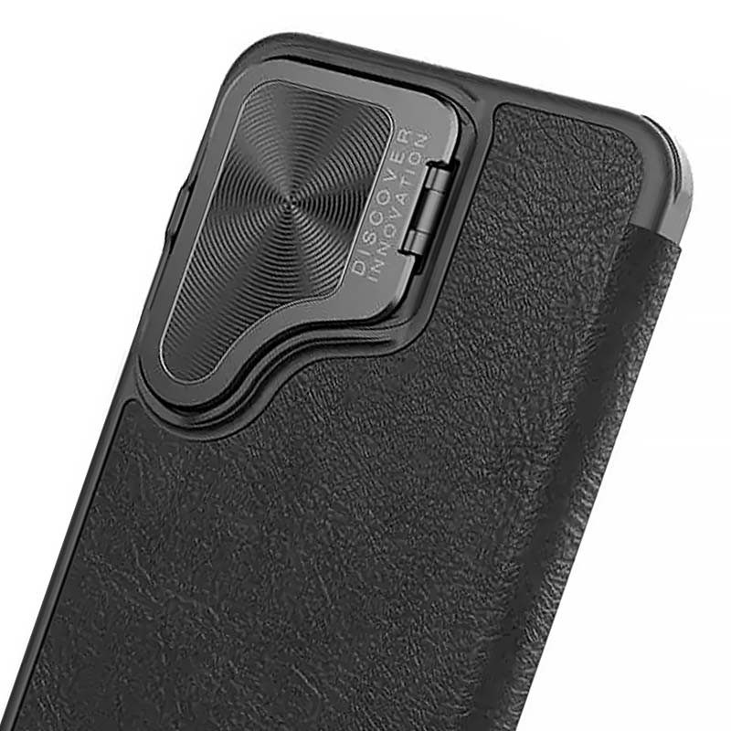 Заказать Кожаный чехол-книжка Nillkin Qin Prop для Samsung Galaxy S24 (Black) на vchehle.ua