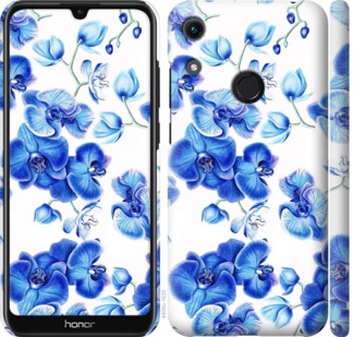 Чехол Голубые орхидеи для Huawei Honor 8A