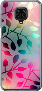 Чехол Листья для Xiaomi Redmi Note 9 Pro