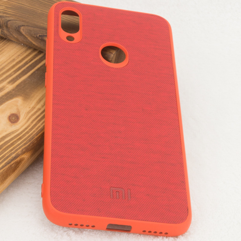 

TPU чехол Textile Logo для Xiaomi Redmi Note 7 (Червоний) 877173
