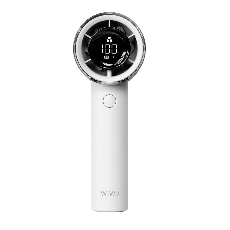 Портативный вентилятор с дисплеем WIWU WI-FS010 (White)