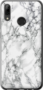Чохол Мармур білий на Huawei P Smart 2019