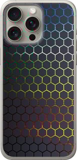 Чехол Переливающиеся соты для iPhone 15 Pro Max