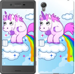 Чехол Единорожка для Sony Xperia X F5122