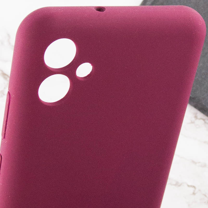 Замовити Чохол Silicone Cover Lakshmi Full Camera (AAA) на Samsung Galaxy A07 (Бордовий / Plum) на vchehle.ua