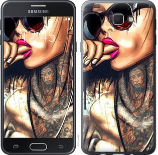 

Чехол Девушка в тату для Samsung Galaxy J7 Prime 668591