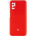 Чехол Silicone Cover Full Camera (AAA) для Xiaomi Redmi Note 10 5G / Poco M3 Pro (Красный / Red)