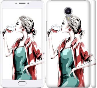 

Чехол Девушка с бокалом для Meizu M3 Max 841628