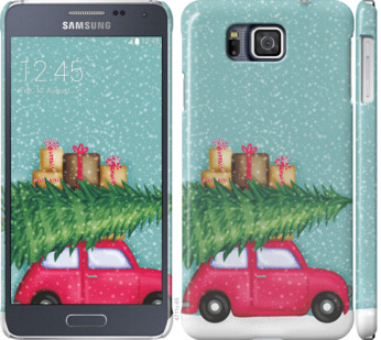 

Чехол Машина с подарками для Samsung Galaxy Alpha G850F 867284