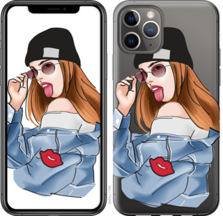 

Чехол Девушка v3 для iPhone 11 Pro 842663