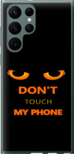 Чехол Don't touch the phone для Samsung Galaxy S22 Ultra