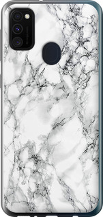 Чехол Мрамор белый для Samsung Galaxy M21 M215F