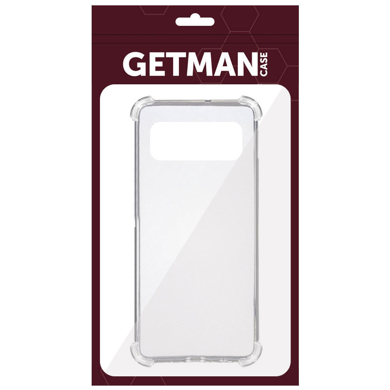 TPU чохол GETMAN Ease logo посилені кути Full Camera на Google Pixel 6 (Безбарвний (прозорий)) в магазині vchehle.ua